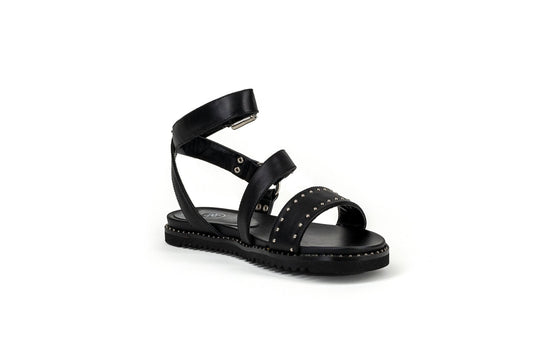 Anne Sandal Black-PREORDER Flats by Sole Shoes NZ F17-36