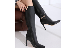 Black Knee-High Boot – Harper