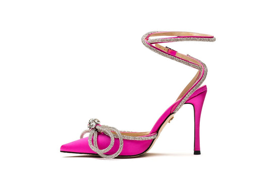 Brooke Heel Hot Pink 10cm Heels by Sole Shoes NZ H23-36