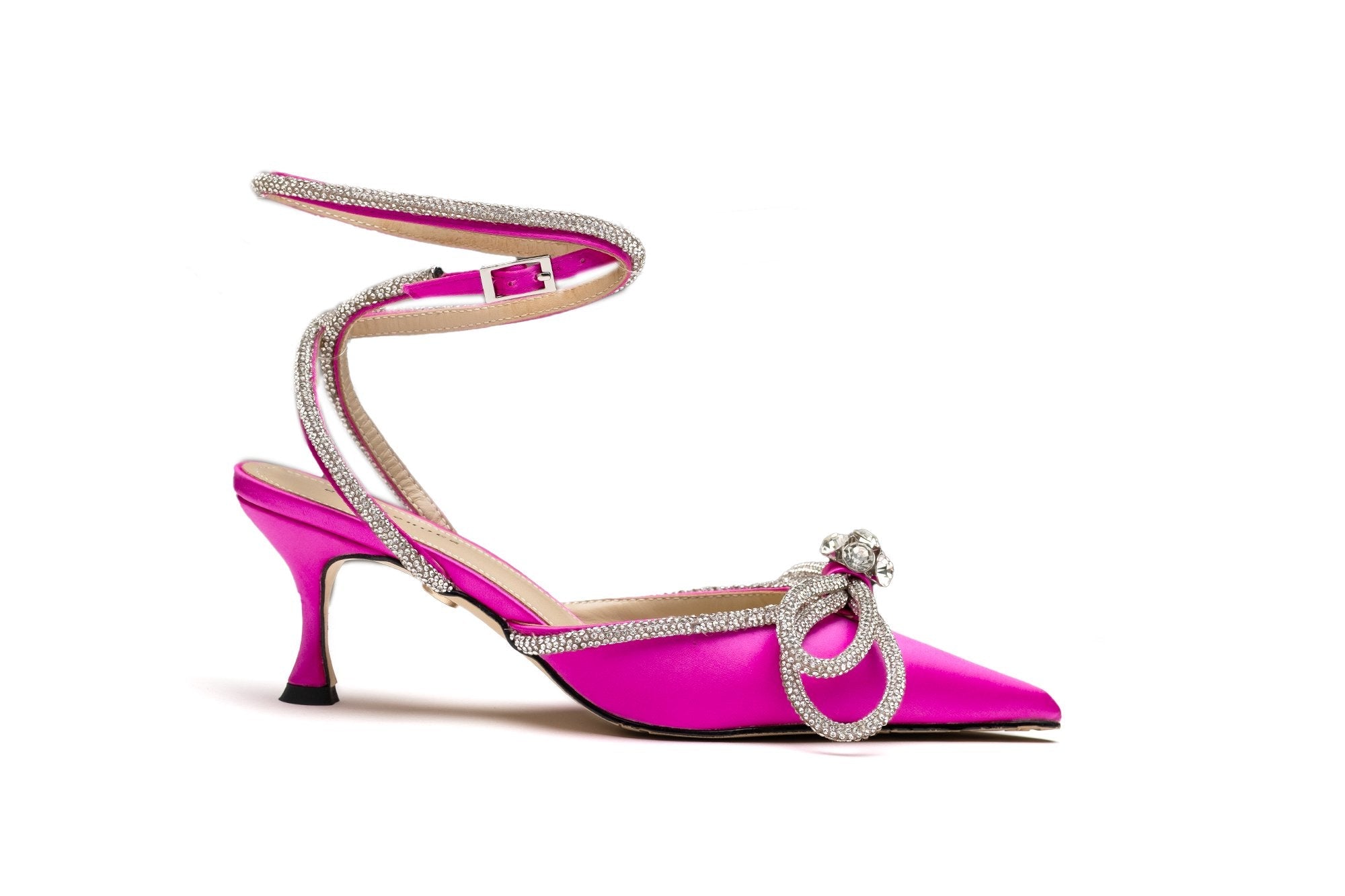 Brooke Heel Hot Pink 6cm Heels by Sole Shoes NZ H23-36