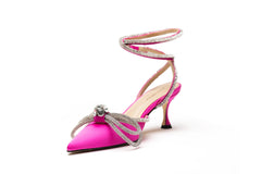 Brooke Heel Hot Pink 6cm Heels by Sole Shoes NZ H23-36