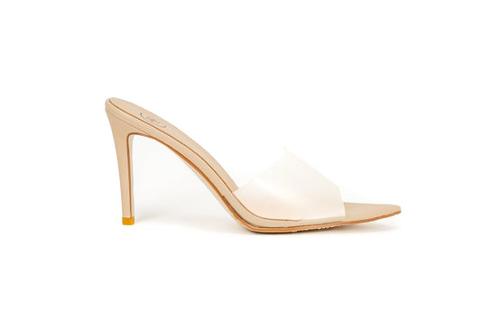 Court Mule Heel Nude Heels by Sole Shoes NZ H21-36