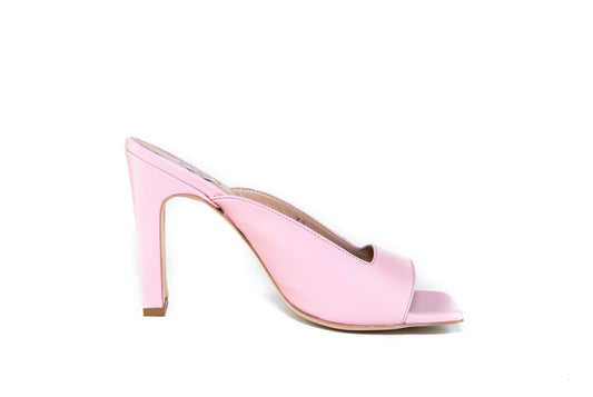 Kimmy Mule Pink Heels by Sole Shoes NZ H14-36