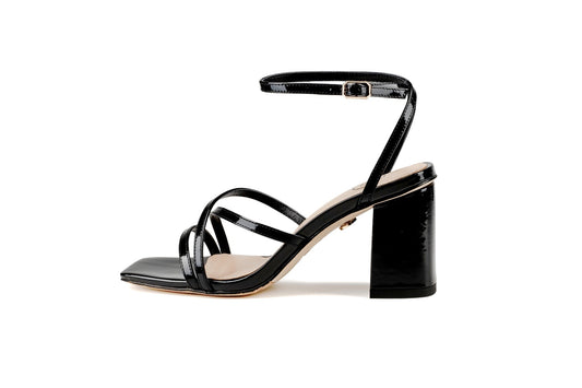 Ky Sandal Heel Black Heels by Sole Shoes NZ H22-36 2000