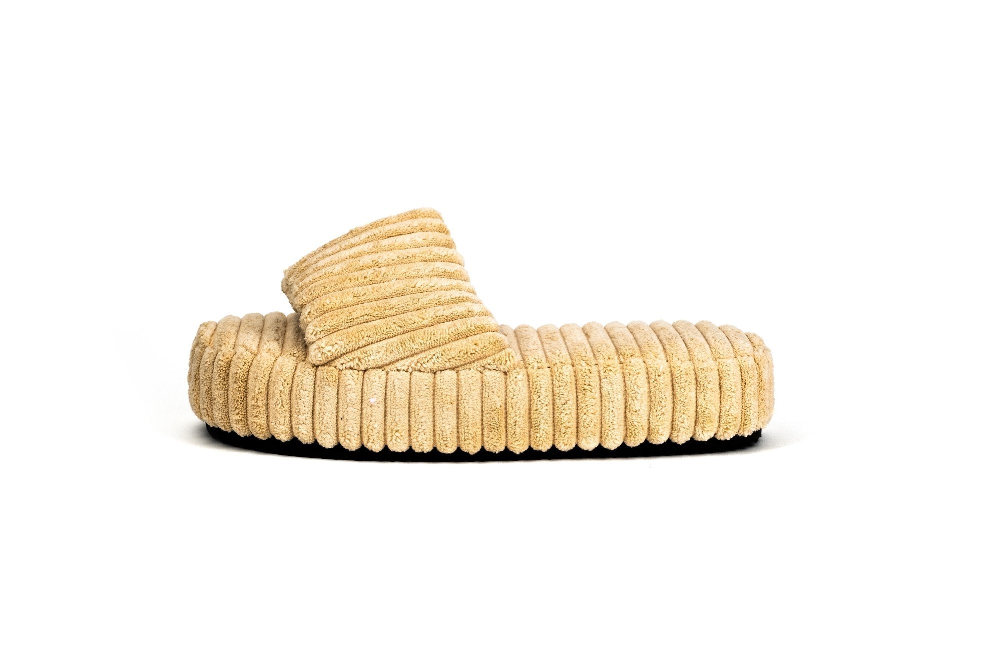 Loft Platform Slides Nude Flats by Sole Shoes NZ F25N-35