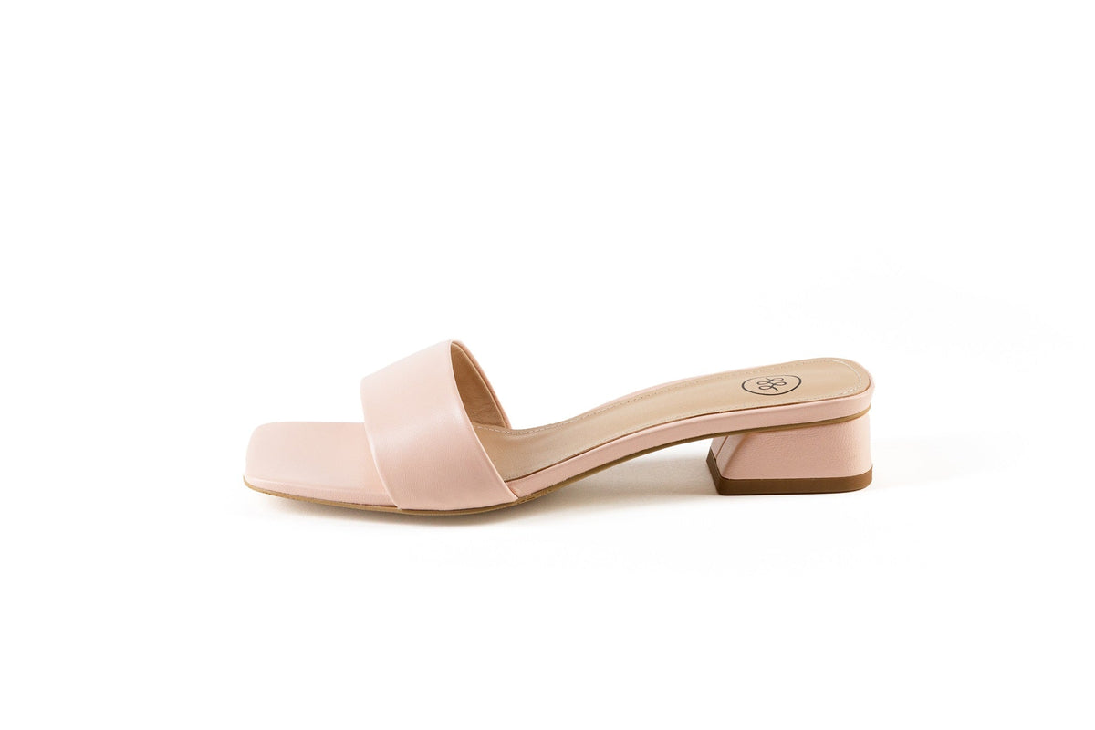 Marbella Sandal Pink Flats by Sole Shoes NZ F18-36