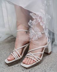 Timeless Heel Ivory Bridal by Sole Shoes NZ BH3-36